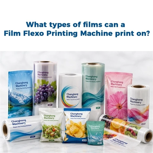 Sur quels types de films une machine d'impression flexographique peut-elle im...
